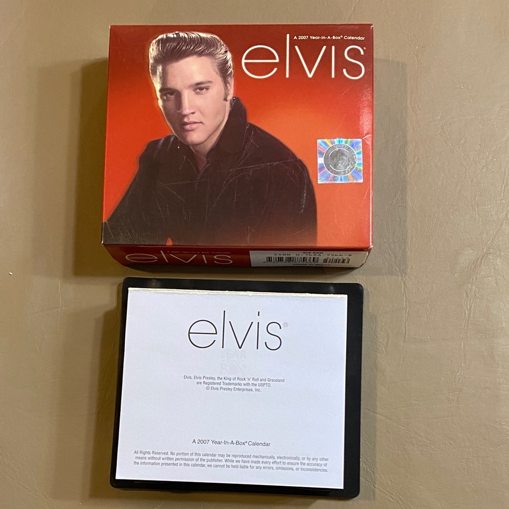 Elvis Presley- 2007 Year In A Box calendar set
